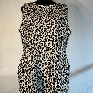 Old Navy Leopard Print Midi Dress